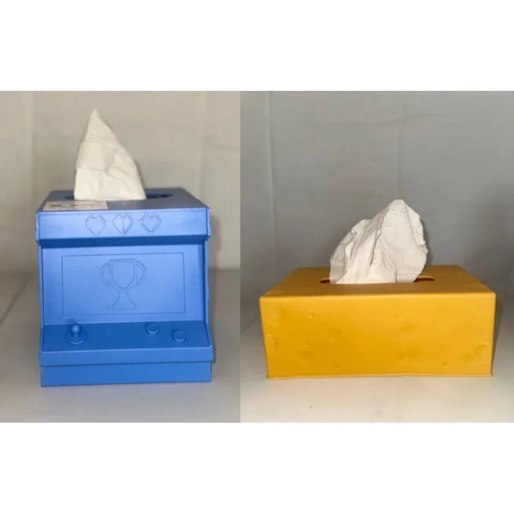 Target Tissue Box Covers Arcade & Cheese 2pc Set Kids Room Game Cascade